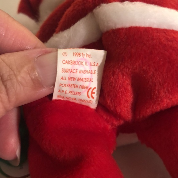 “Santa” TY Beanie Baby, Red Santa, Vintage Collectible, #2 out of 4 - Picture 12 of 13
